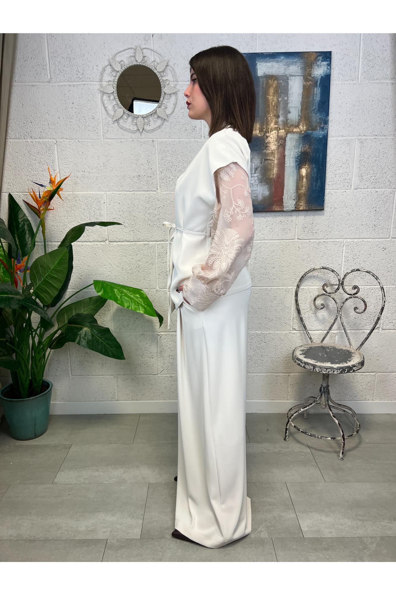 PHILIA LOFT Gilet con cintina Philia loft Latte