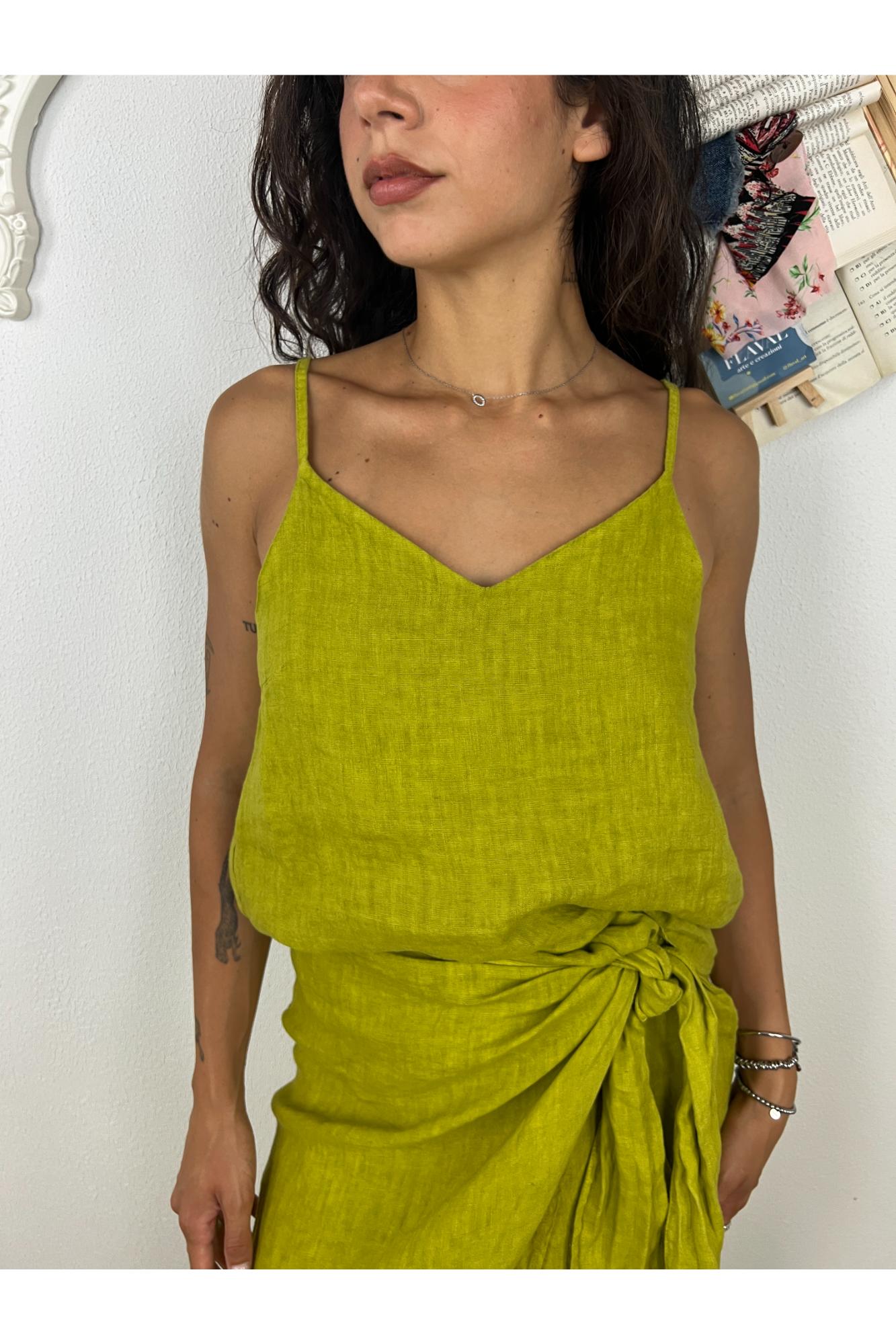 PHILIA LOFT Top in lino Philia loft Acido