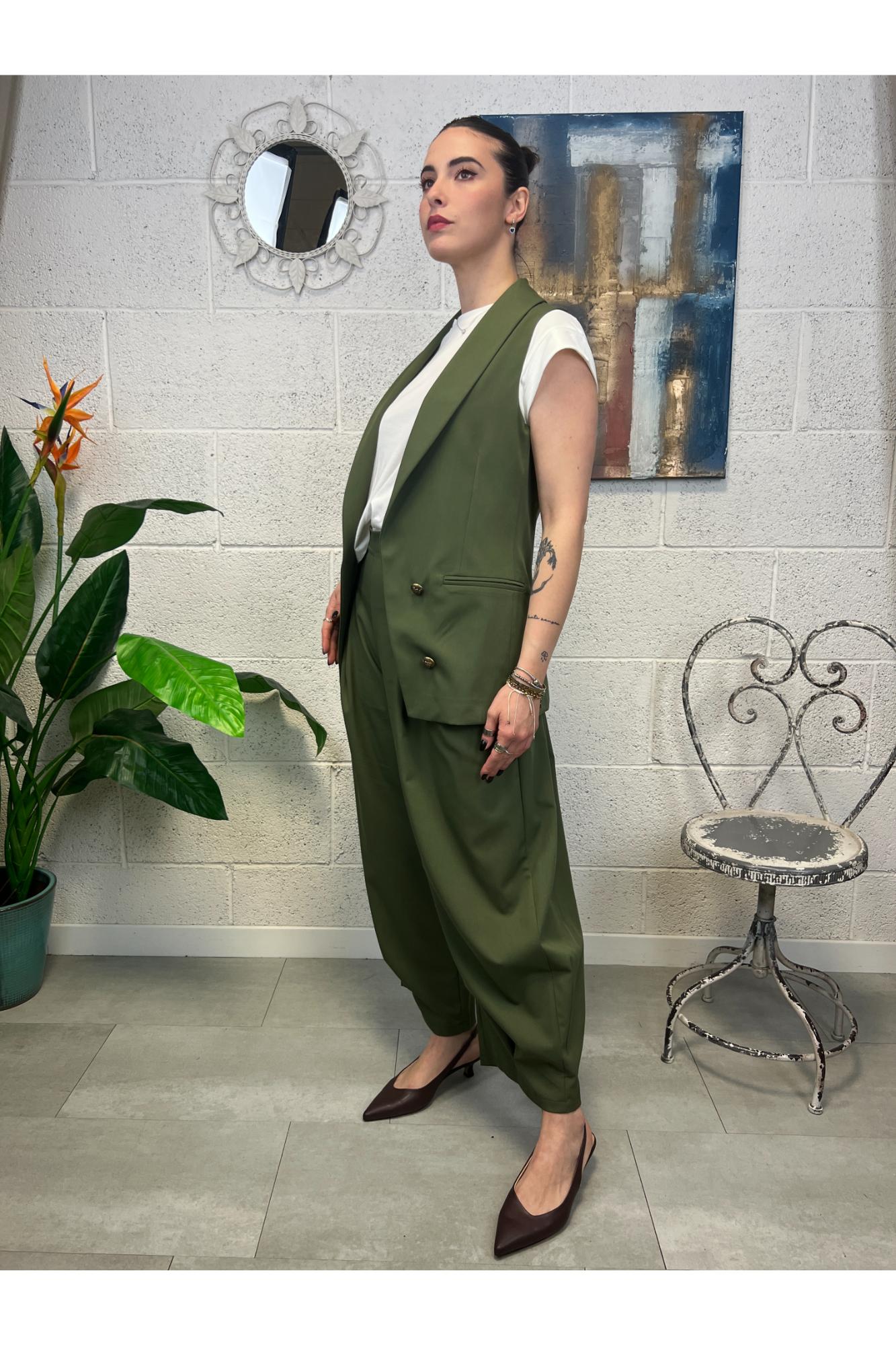 SUSY MIX Pantalone baloon Susy mix Verde