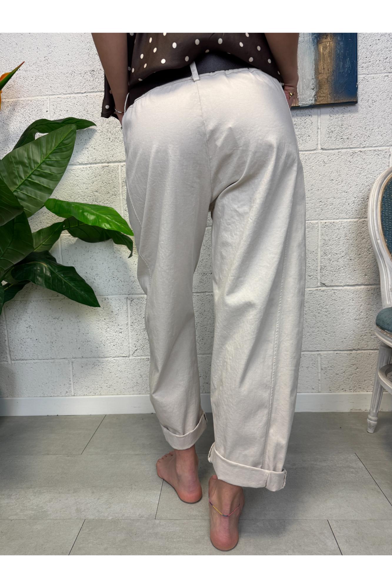 SUSY MIX Pantalone baloon Susy mix Sabbia