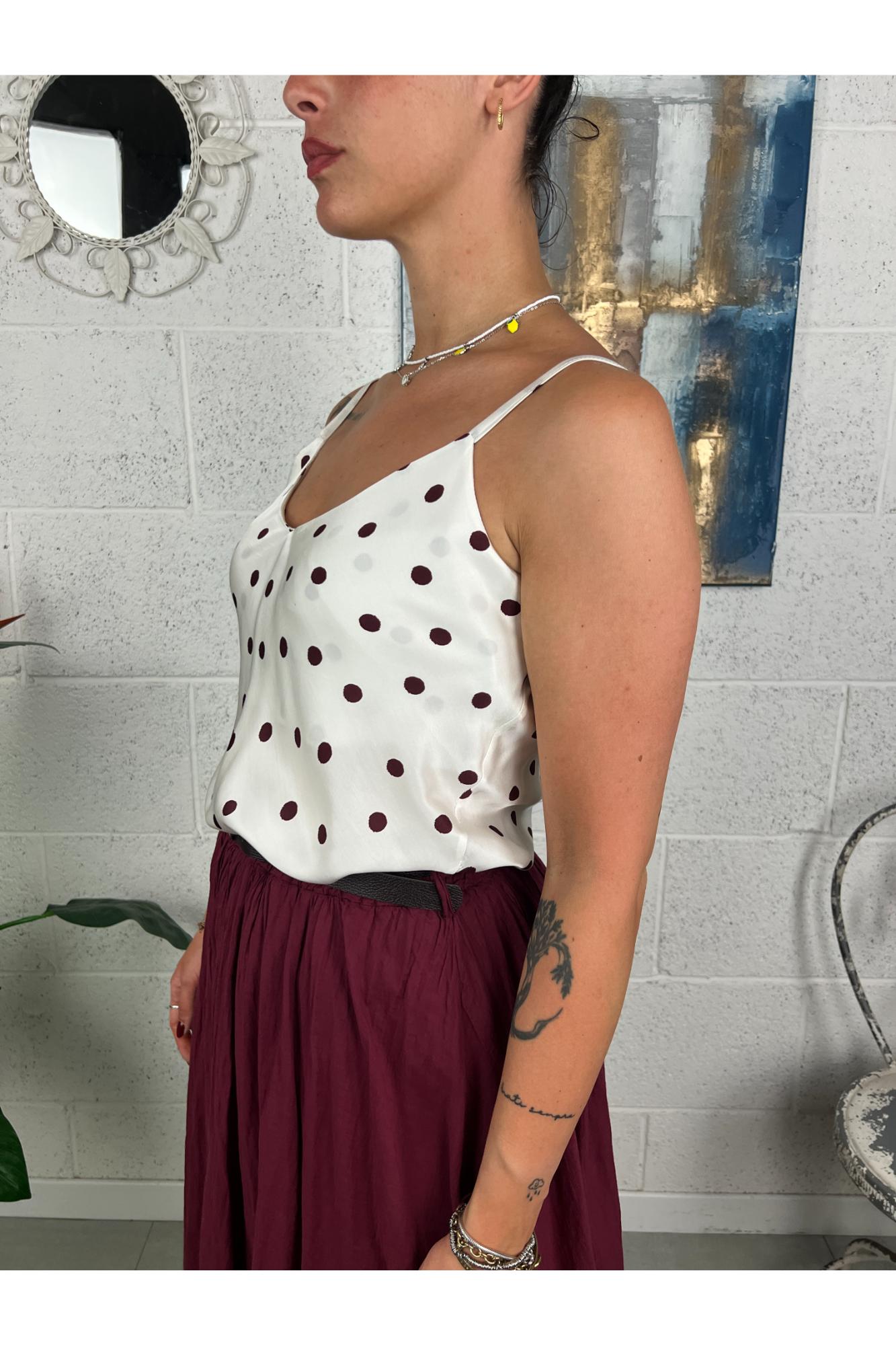 SUSY MIX Top a pois Susy mix Fico