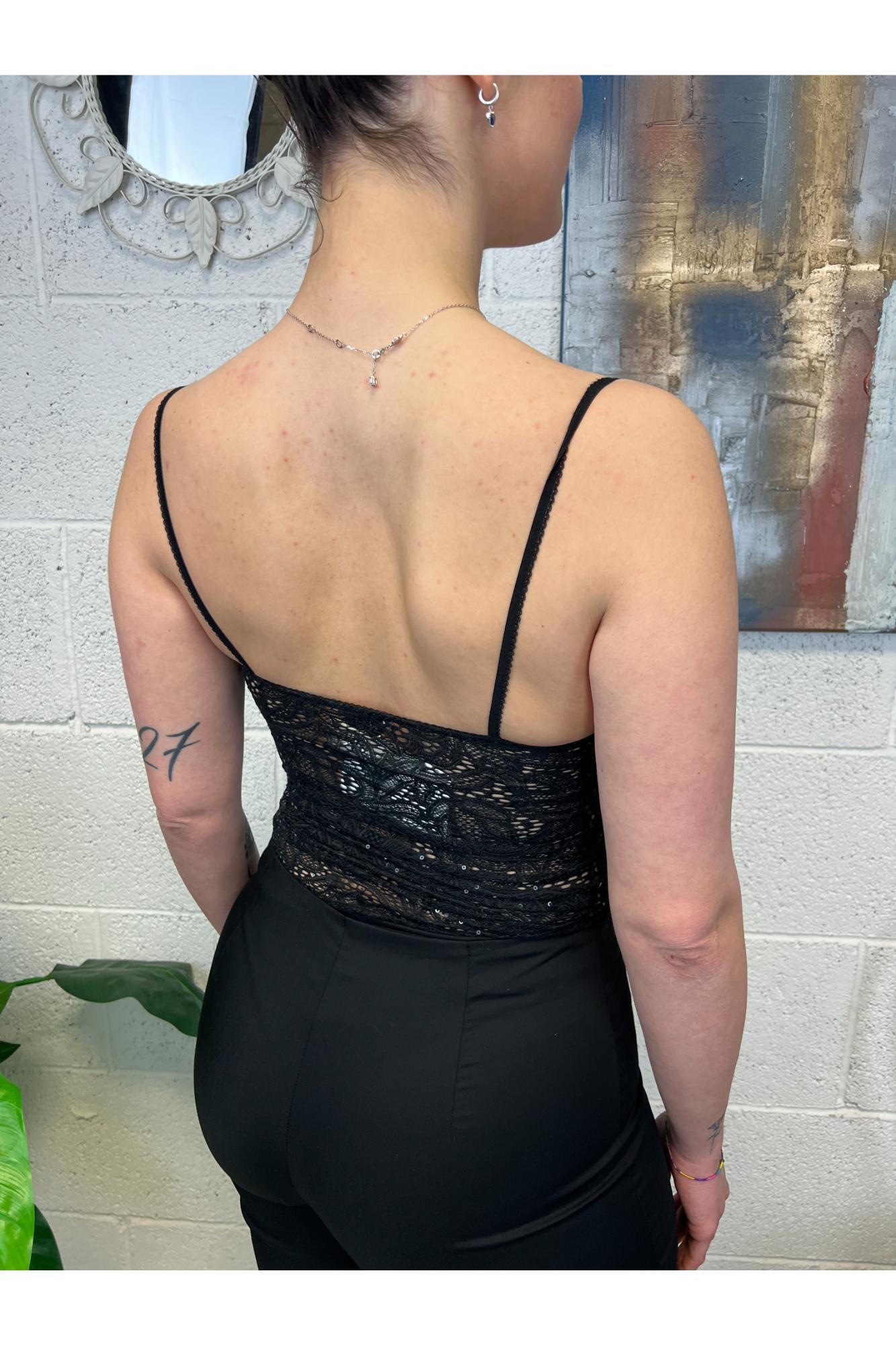 SUSY MIX Body di pizzo Susy mix Nero
