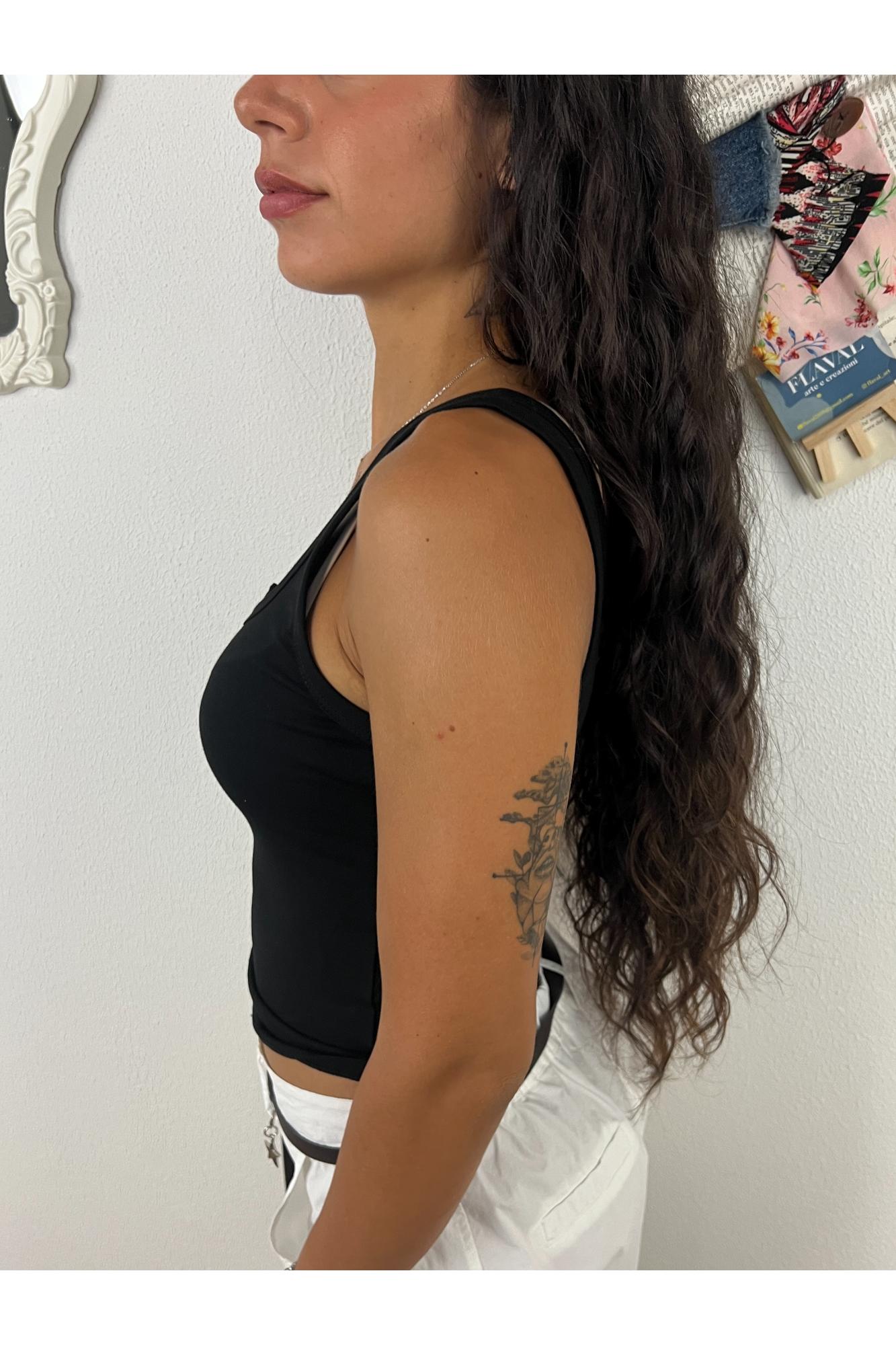 Canottiera con bottoncini Susy mix