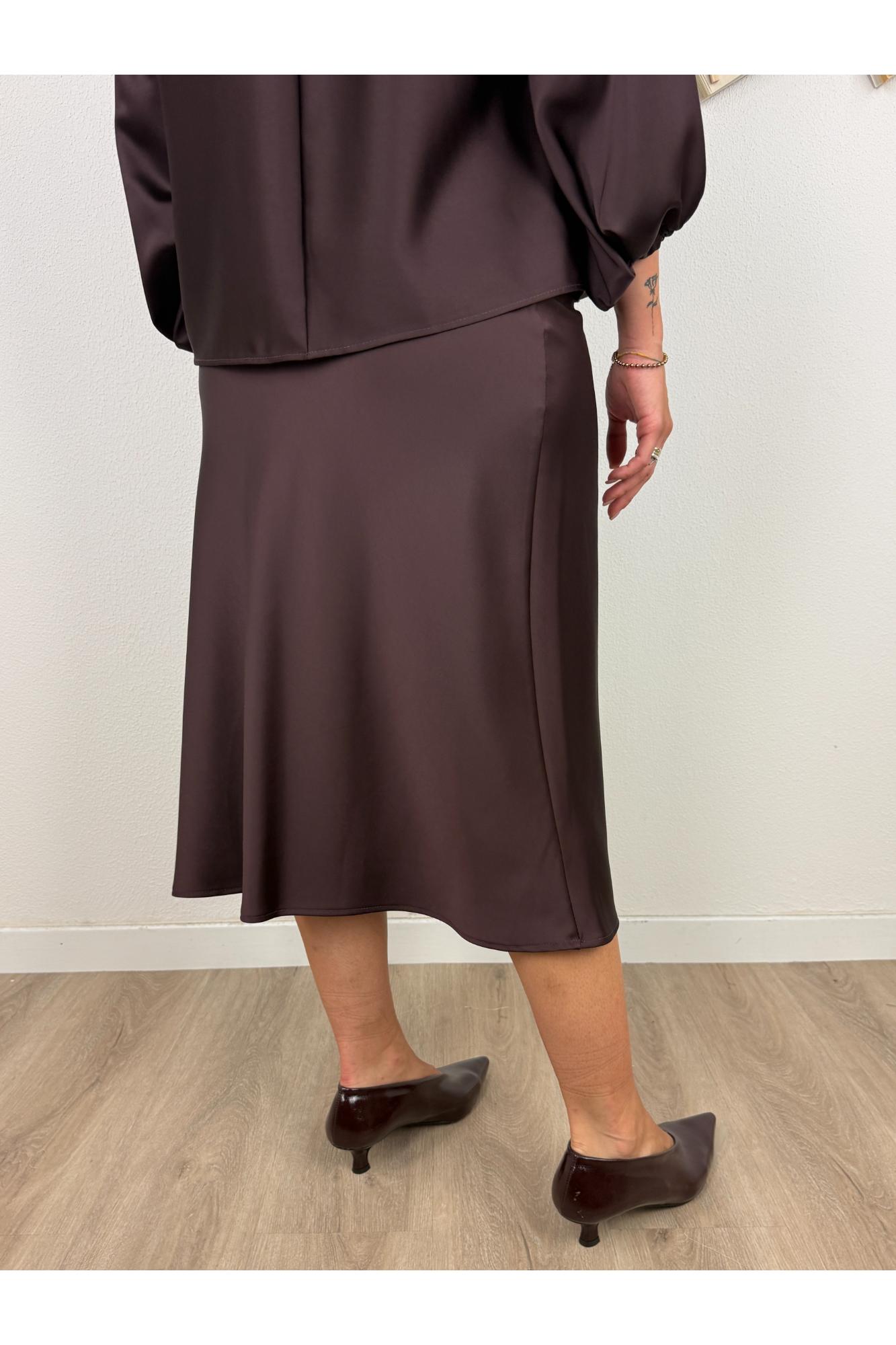 IMPERIAL Gonna satin Imperial Plum