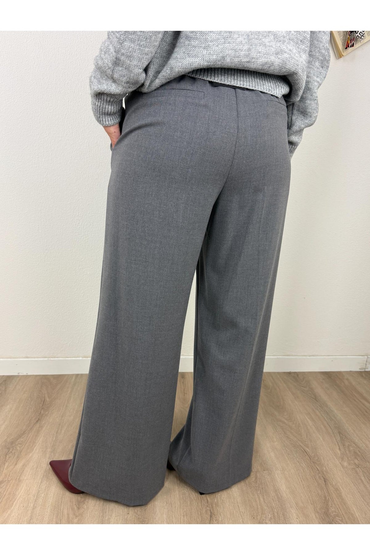 LE STREGHE Pantalone palazzo taglio uomo Le streghe Grigio