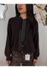cardigan girocollo con fiocco metoo 26649 29367020