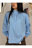 camicia con collo alla coreana metoo 5621 29723139