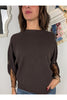 maglia pipistrello con bottoni a vista metoo t26927 27781679