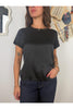 maglia in satin manica corta c821b97q 26562061