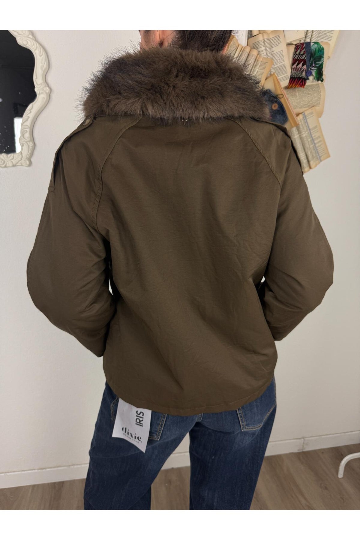 PHILIA LOFT Giaccone con collo in eco pelliccia staccabile Philia loft Caffe'