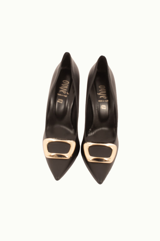 Decoltè fibbia oro OVYE' - Nero