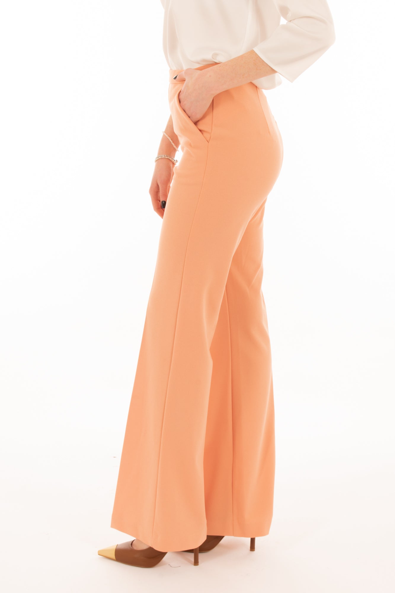 IMPERIAL - PANTALONE ZAMPETTA CINTA RASO - ART. P3E9FAW