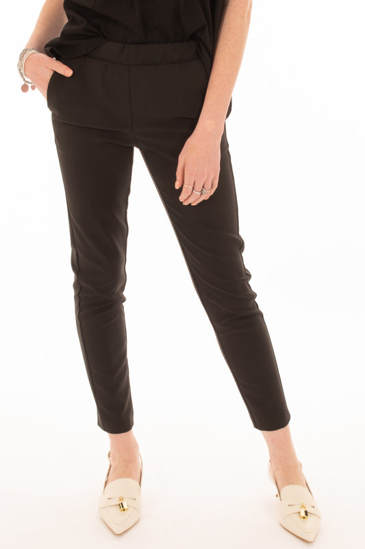 Pantalone tasca a filo elastico Imperial - Nero