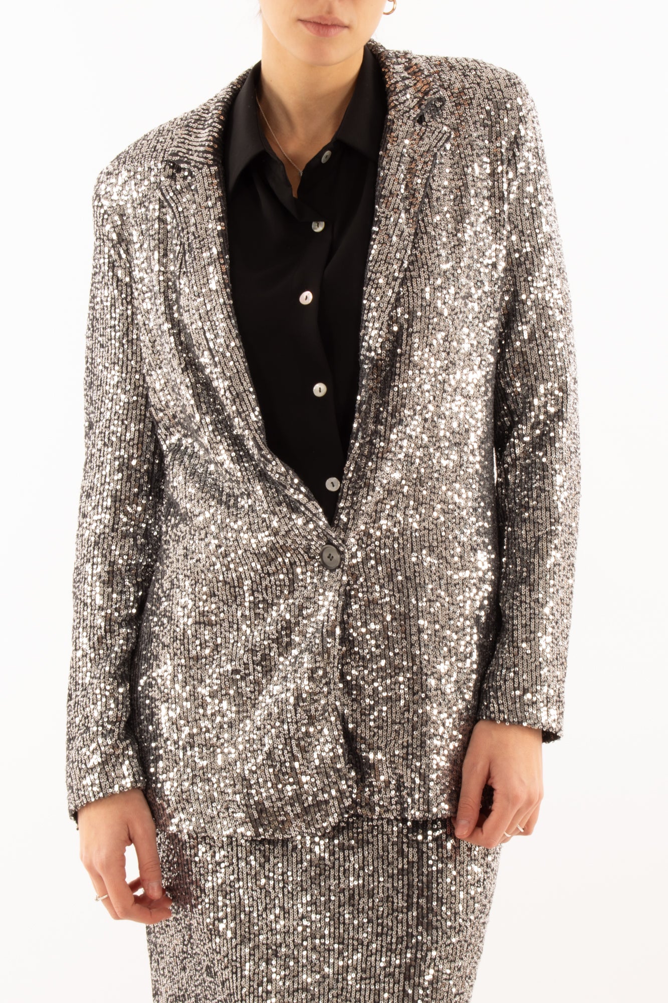 Giacca in paillettes Dixie - Grigio