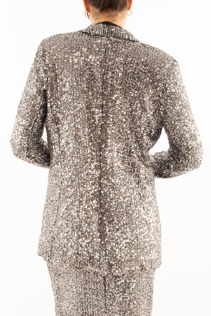 Giacca in paillettes Dixie - Grigio
