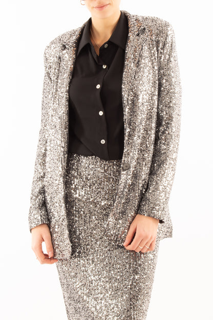 Giacca in paillettes Dixie - Grigio