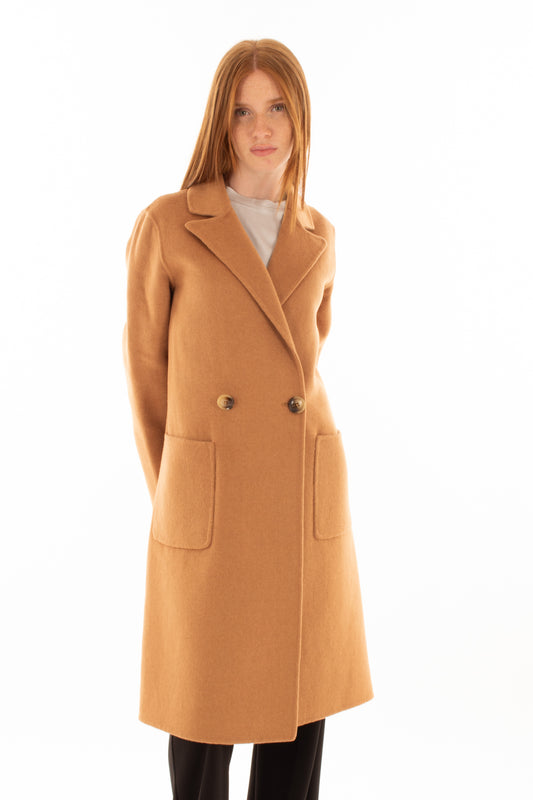 Cappotto lungo Dixie- Cammello