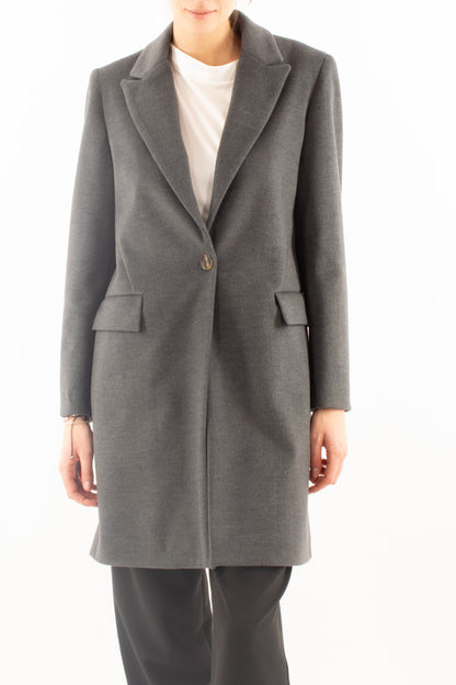 Cappotto monopetto Dixie - Antracite