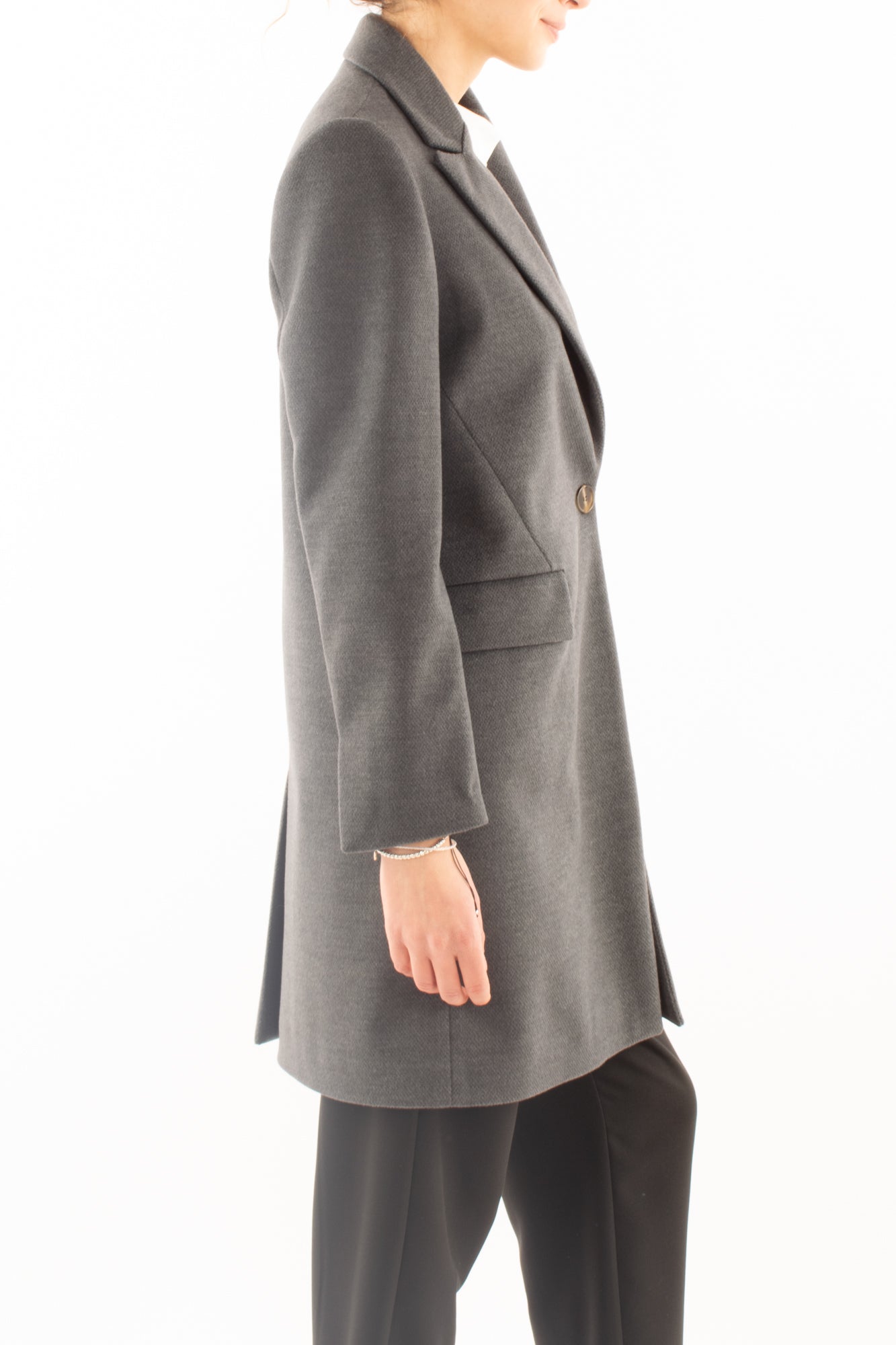 Cappotto monopetto Dixie - Antracite