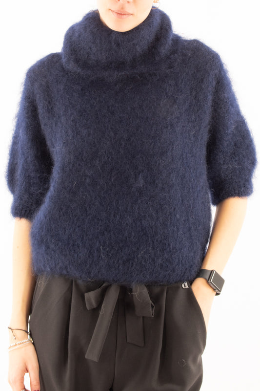 Maglione mm mohair Dixie -Blu