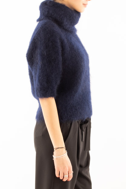 Maglione mm mohair Dixie -Blu