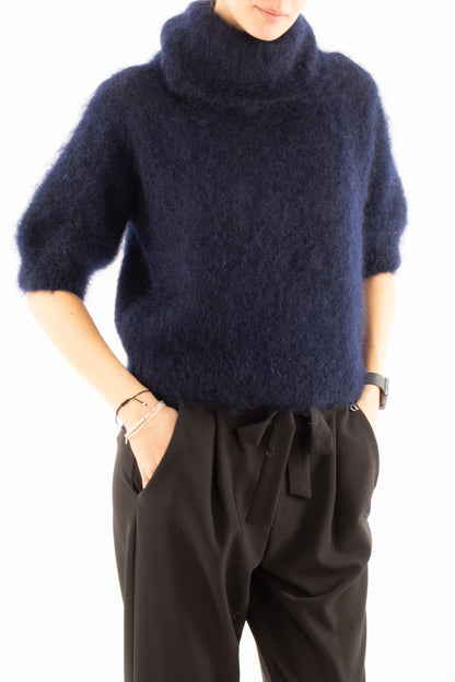 Maglione mm mohair Dixie -Blu