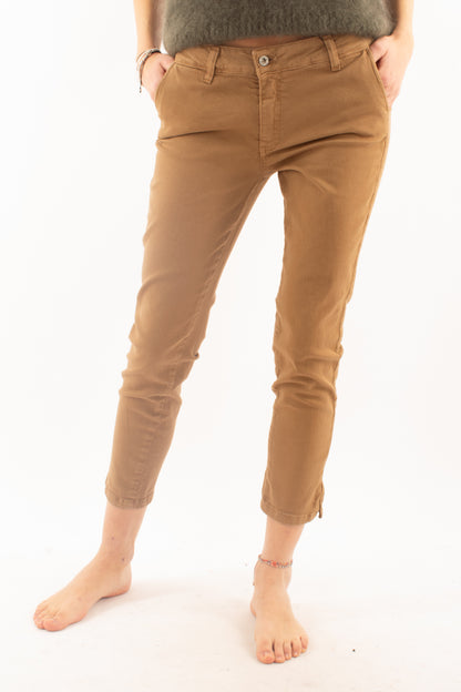 Pantalone chinos Dixie - Tabacco
