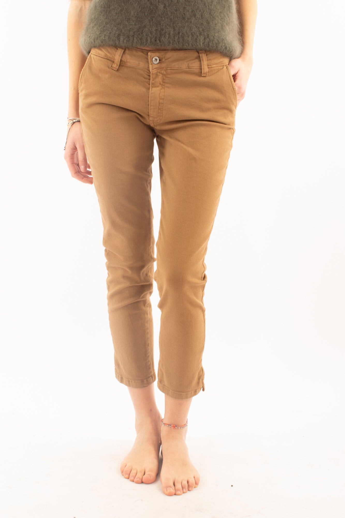 Pantalone chinos Dixie - Tabacco