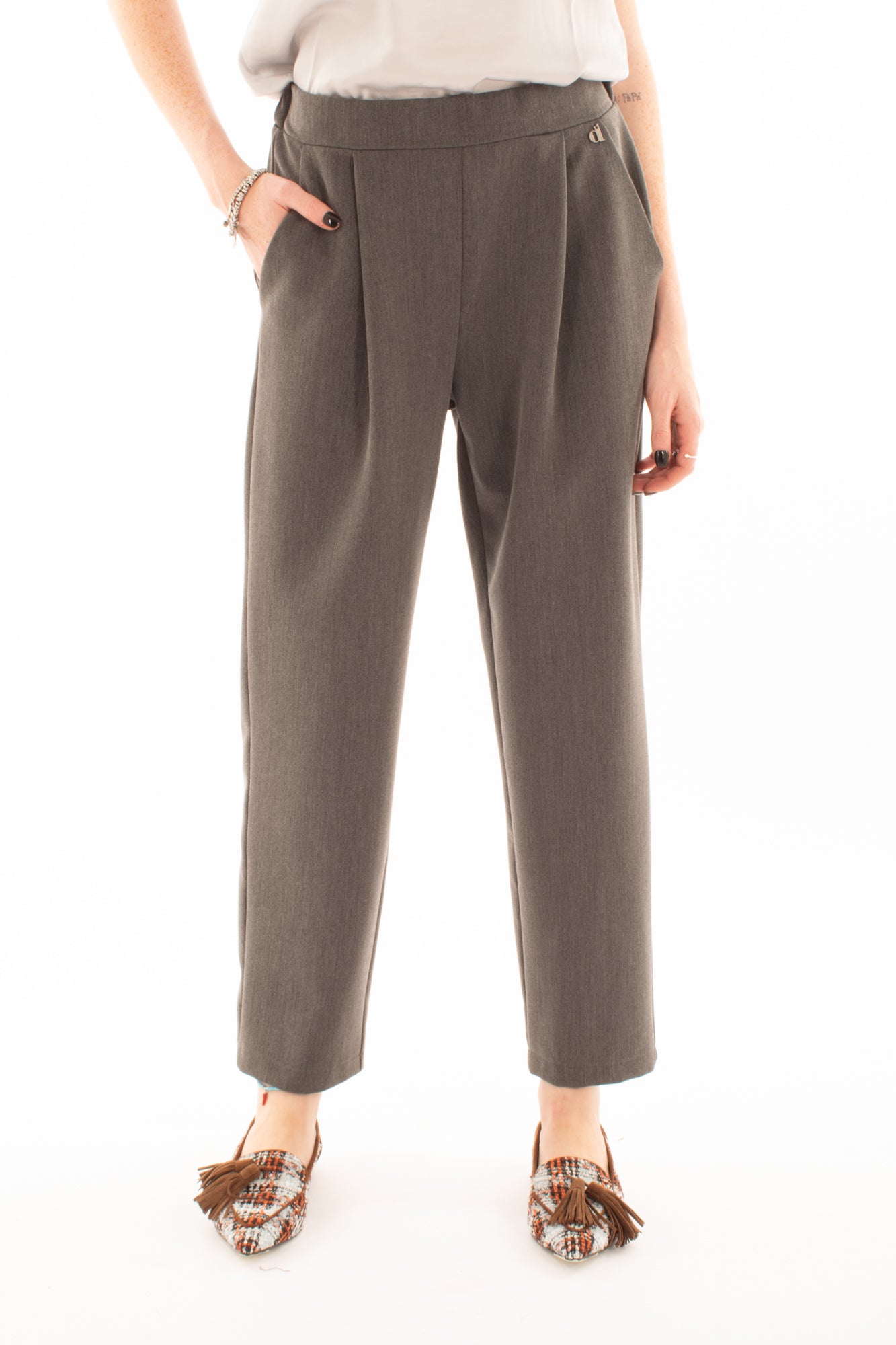 Pantalone carrot Dixie-Antracite