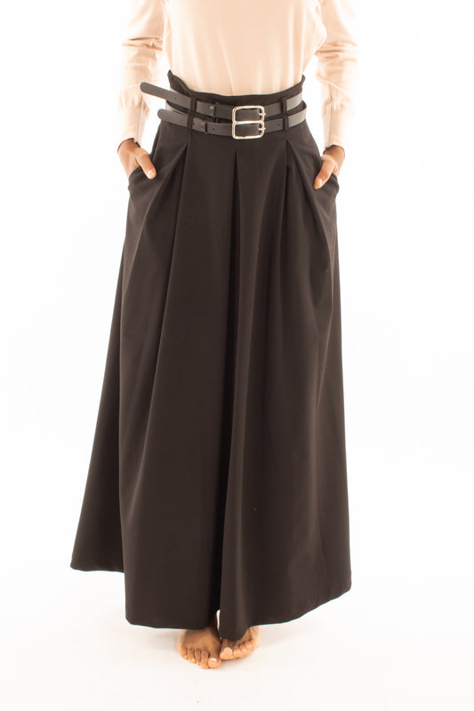 Gonna lunga doppia cinta Imperial - Nero