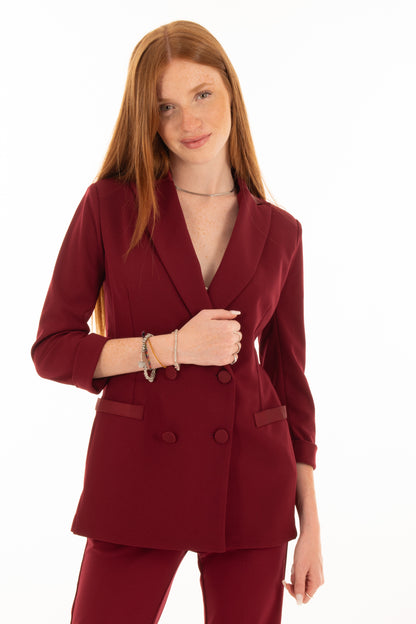 Giacca doppio petto Imperial - Borgogna