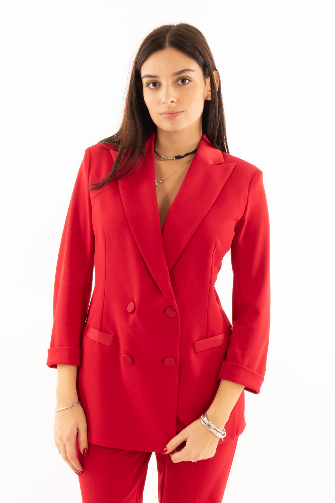 Giacca doppio petto Imperial- Carminio