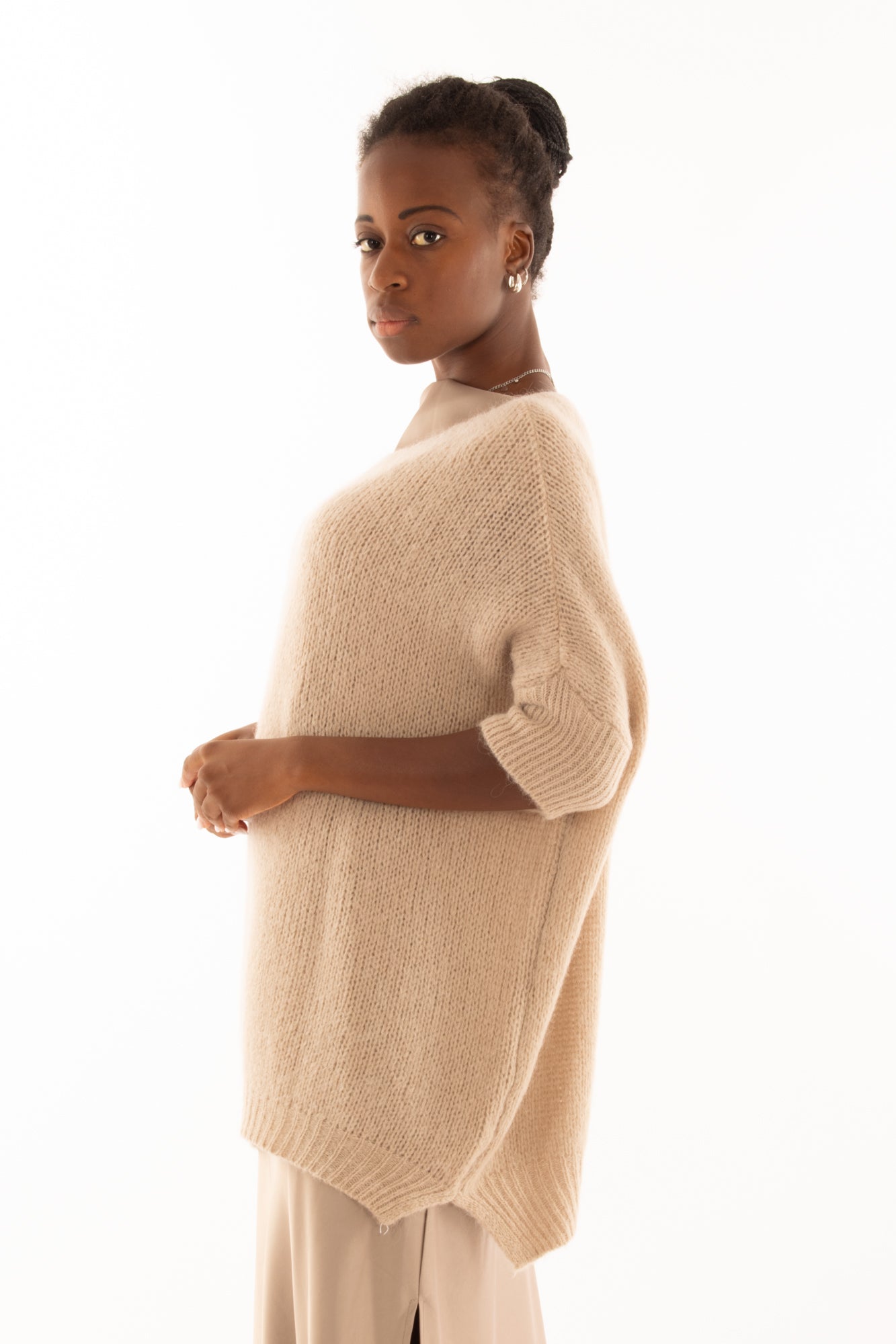 Maglione lungo Imperial - beige