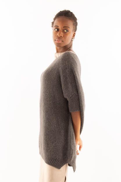 Maglione lungo Imperial -Piombo