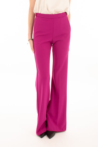Pantalone zampa Imperial - Magenta