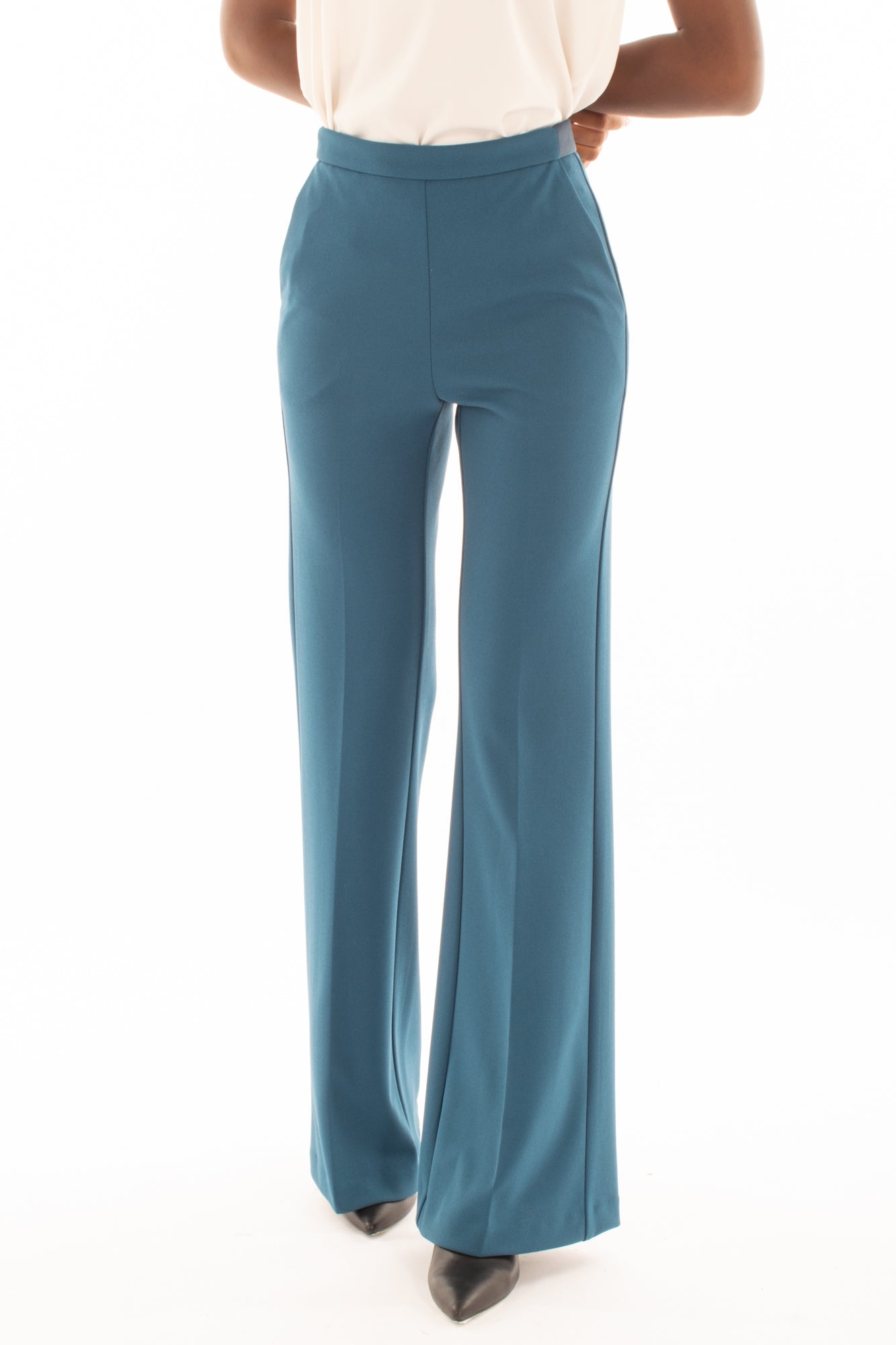 Pantalone zampa Imperial - Blu stellar
