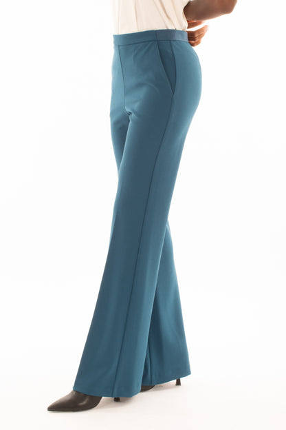 Pantalone zampa Imperial - Blu stellar