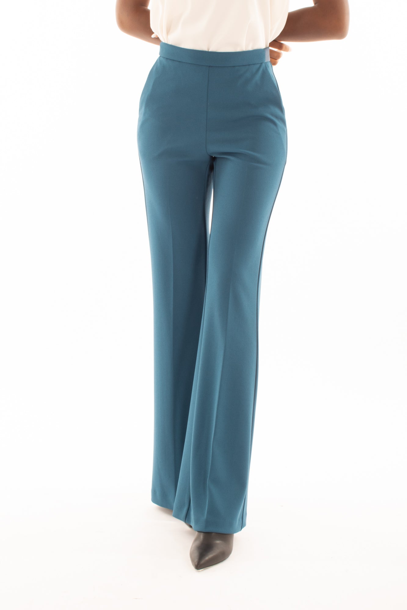 Pantalone zampa Imperial - Blu stellar