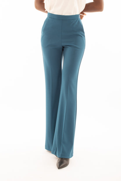 Pantalone zampa Imperial - Blu stellar