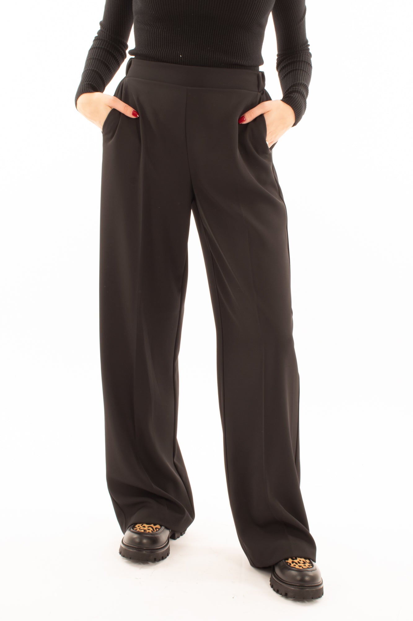 Pantalone palazzo Imperial - Nero