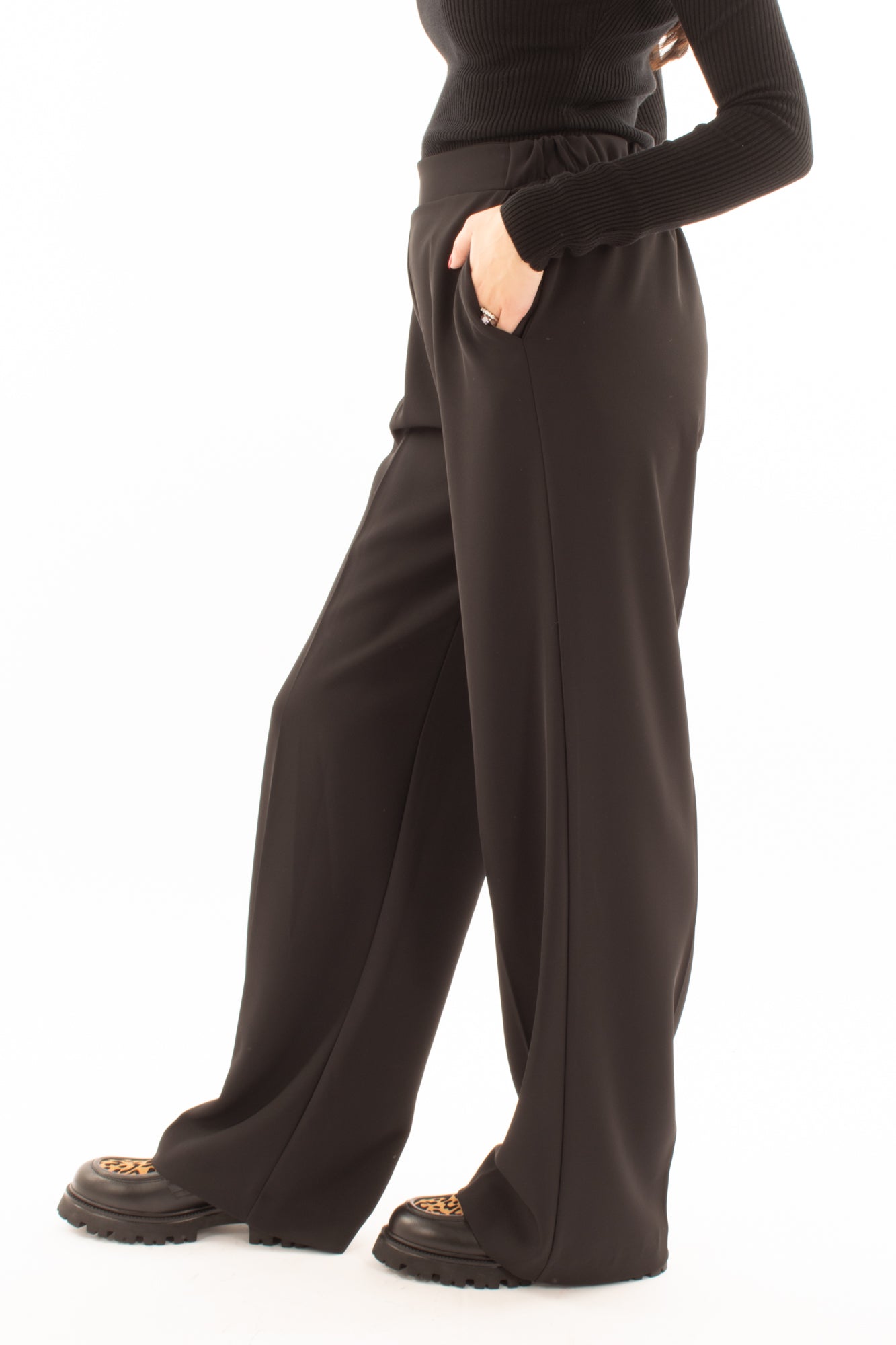 Pantalone palazzo Imperial - Nero