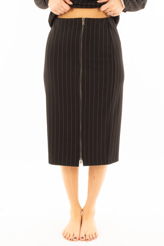 Gonna 3/4 con zip King kong - Nero