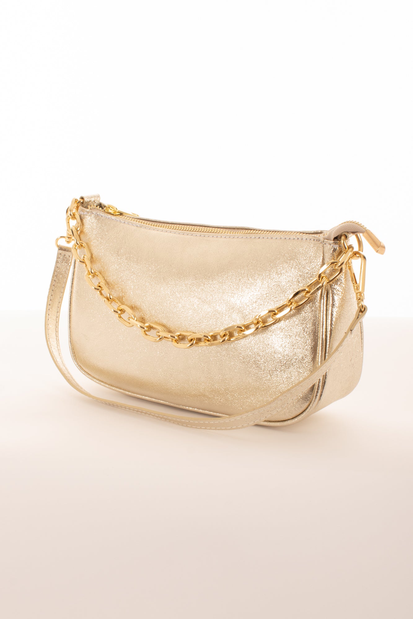 Borsa doppia catena Metto - Oro