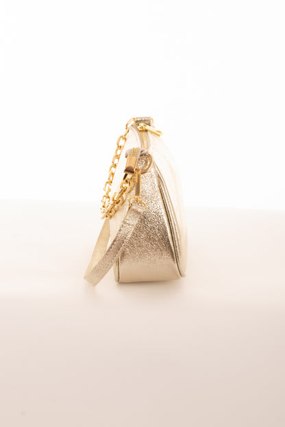 Borsa doppia catena Metto - Oro