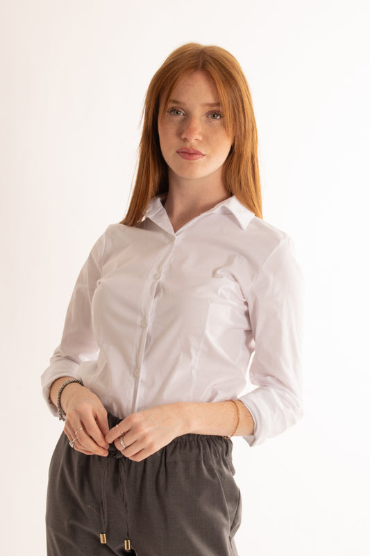 Camicia basica Miamata - Bianco