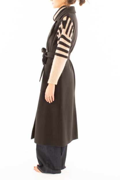 Cappotto senza maniche Miamata - Nero