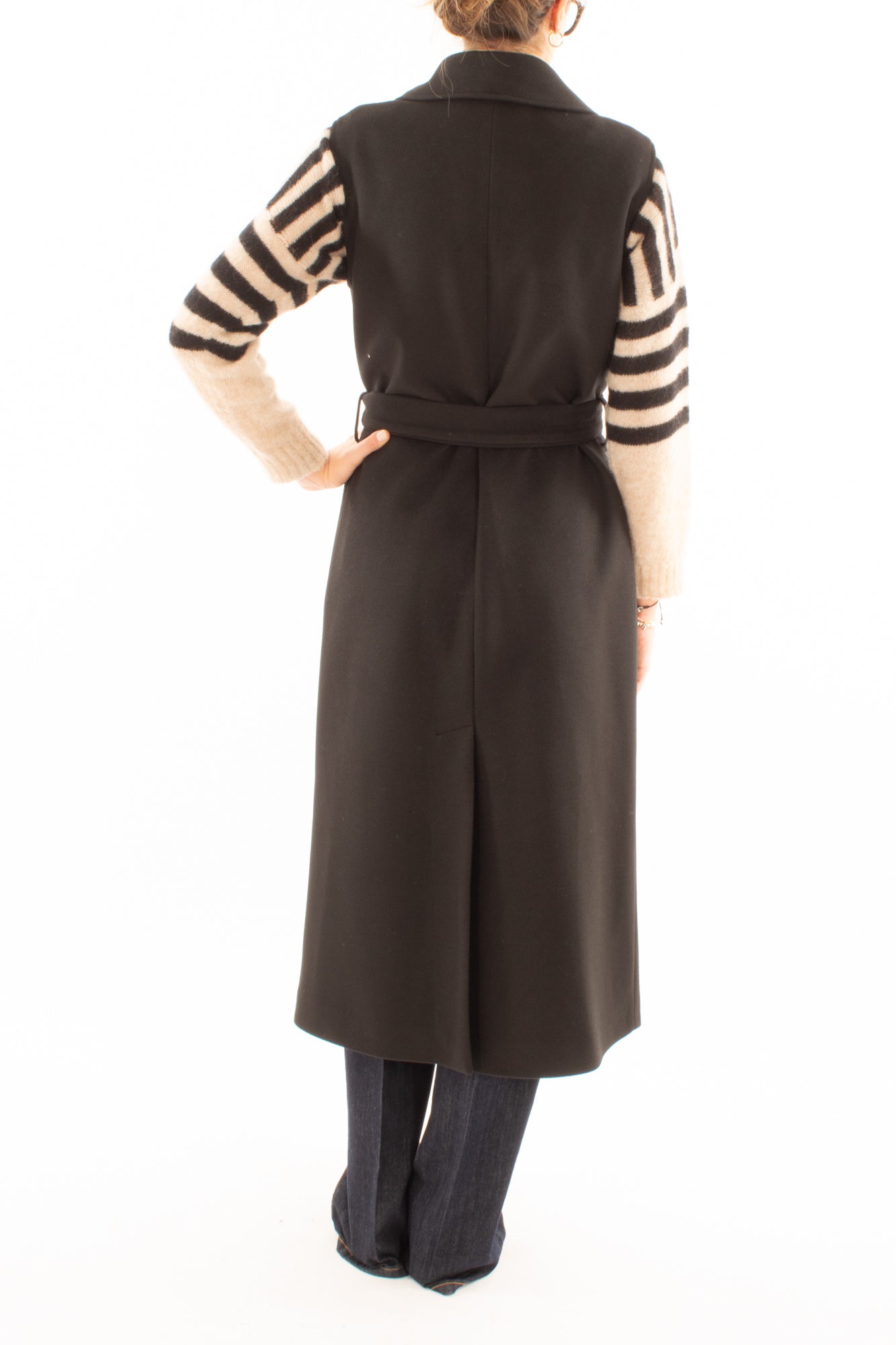 Cappotto senza maniche Miamata - Nero