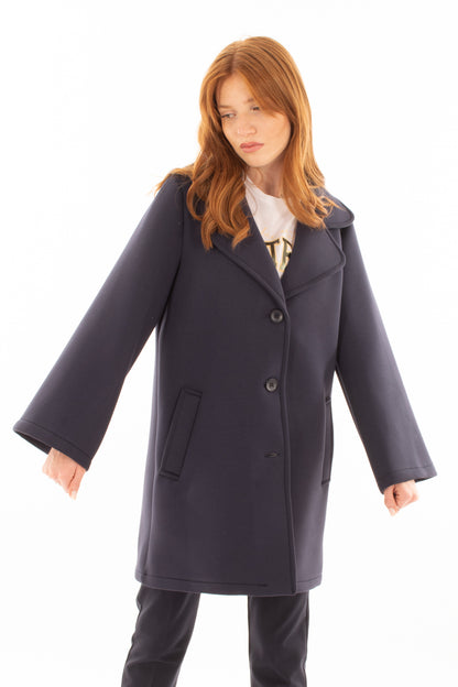 Giaccone 3/4 neoprene Miamata - Blu