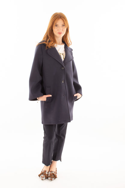 Giaccone 3/4 neoprene Miamata - Blu