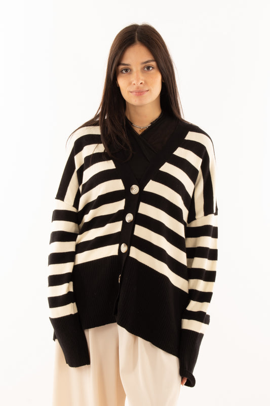 Cardigan rigato Articolo mi1967